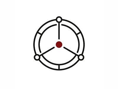 Ein Kreis mit eine Fokussierung auf die Mitte symbolisiert Spezialisierung einer Boutique Agentur