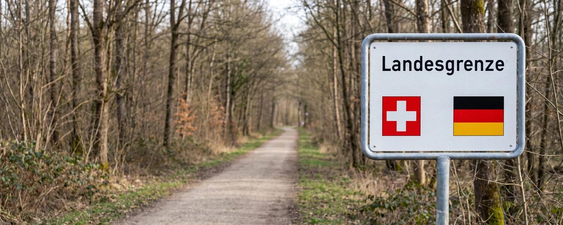 Grenzschild Deutschland-Schweiz als Symbol für seine SEO Agentur Deutschland
